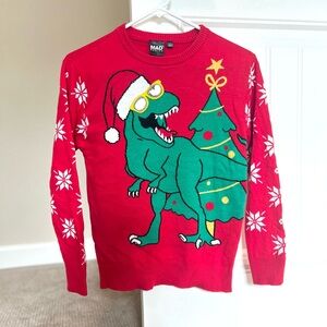 Ugly Red Christmas Sweater Sz XL (kids)